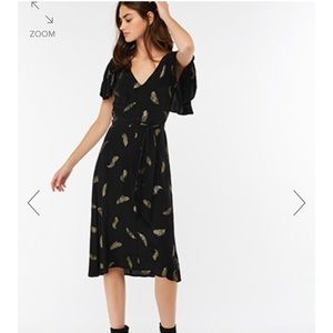 Monsoon London Fira Print Midi Dress